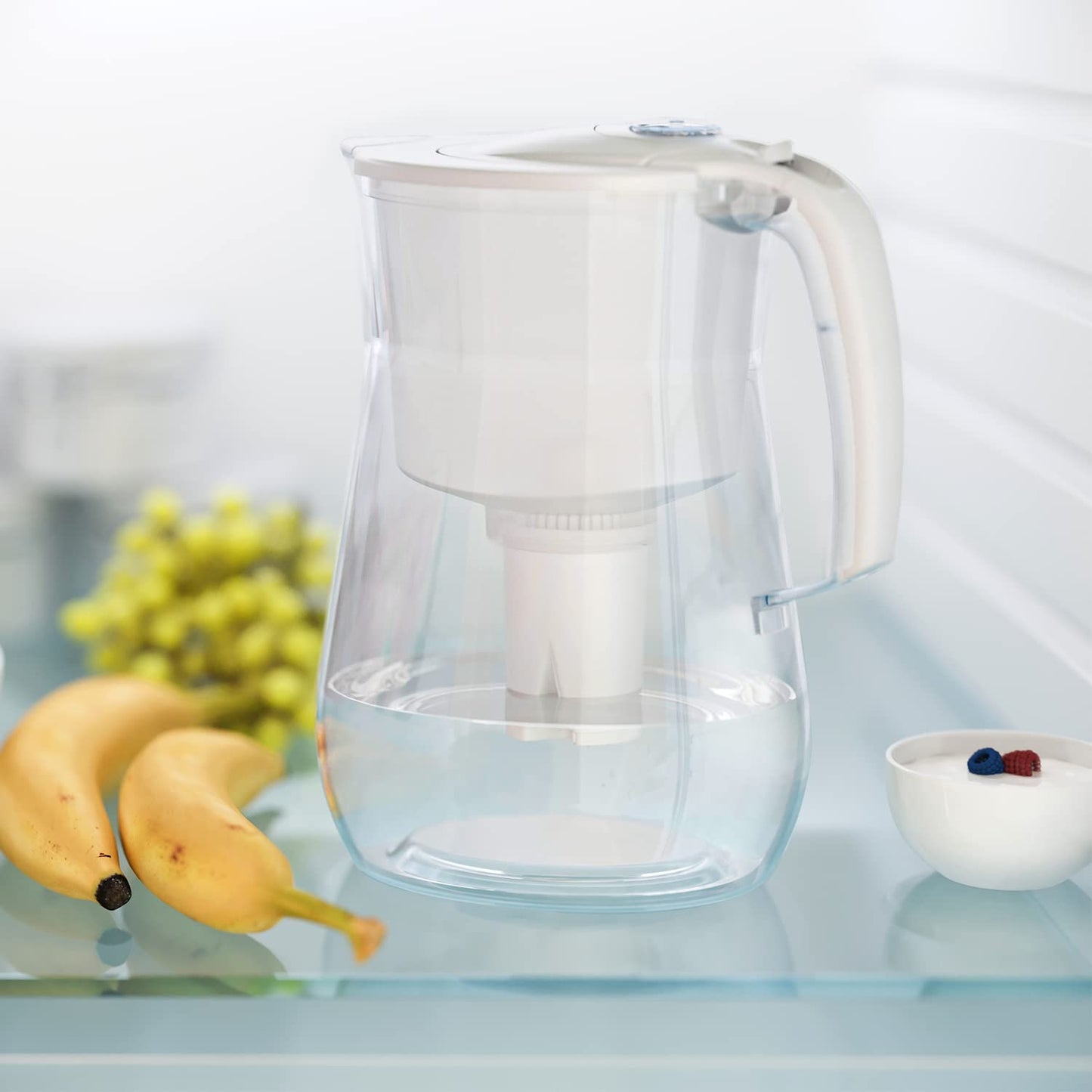 12-Cup Water Filtration Jug - White, Includes 1 x B15 Filter