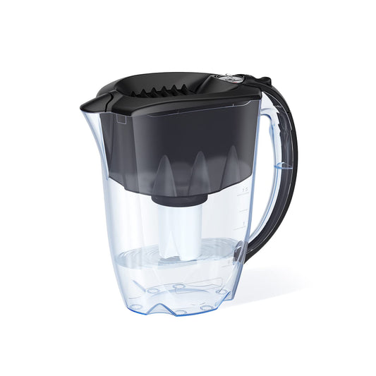 Mysterybets 7-Cup Water Filtration Pitcher - Black, Includes 1 x B15 Filter