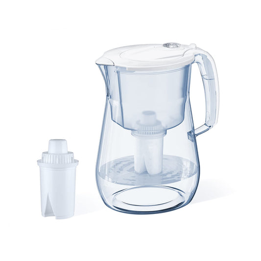 Mysterybets 12-Cup Water Filtration Jug - White, Includes 1 x B15 Filter